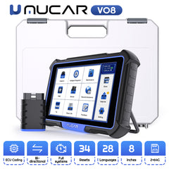 MUCAR VO8 Professional 8 Inches Car Diagnostic Tool Function