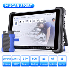 2025 MUCAR 892BT AI Diagnostic Scan Tool Lifetime Free