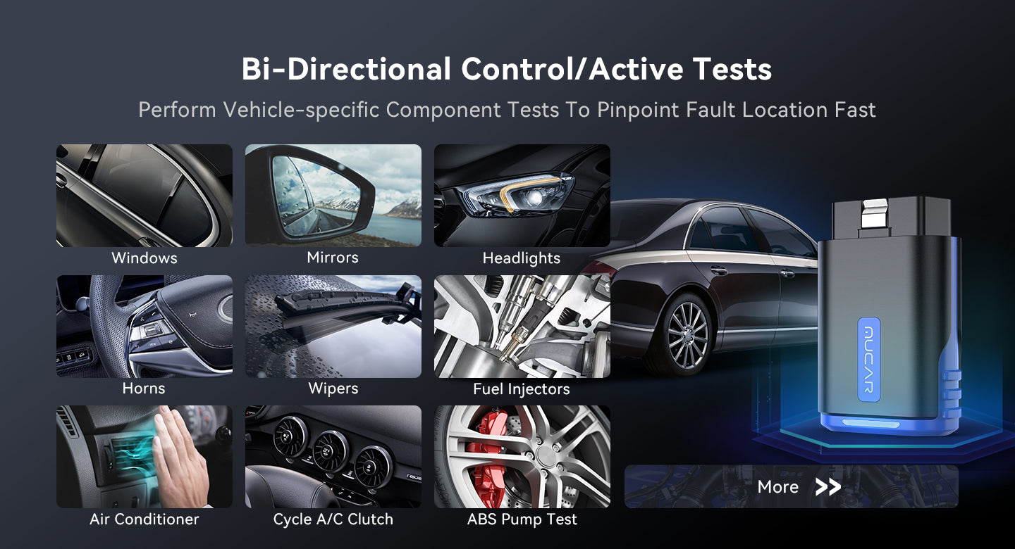 Mucar DriverScan Active Test (Bi-directional control)