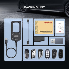 THINKCAR TKEY101 - Universal Car Key Programmer with 6 Remote Keys