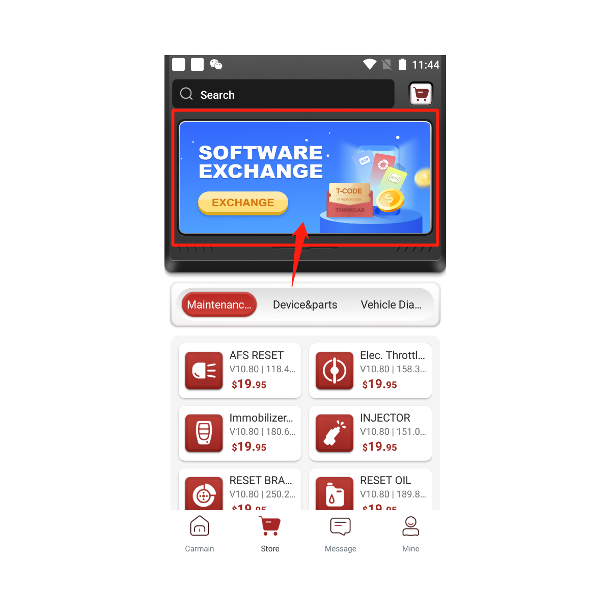 MUCAR BT200 T-CODE 15 Resets Maintenance Function 1 Year Free