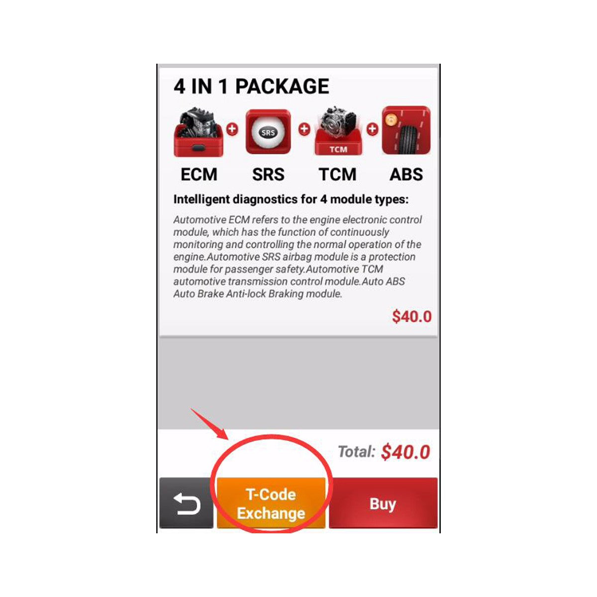 MUCAR CDE900/CDE900 PRO 4 System T-code