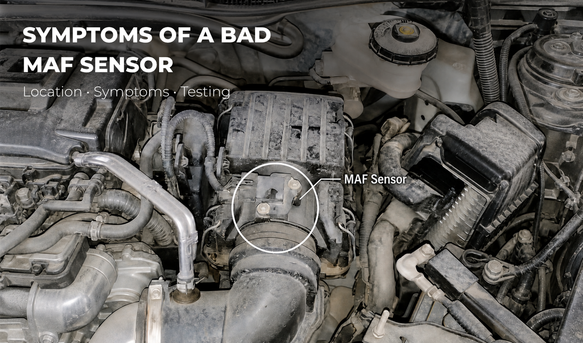 Symptoms of a Bad Mass Air Flow Sensor and Common Faulty MAF Sensor Causes