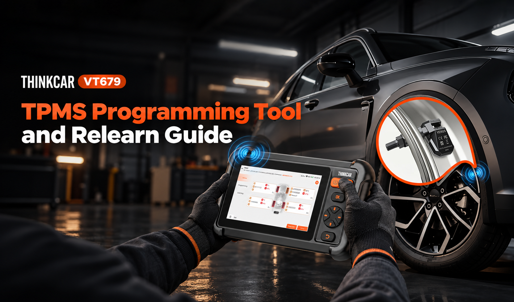 THINKCAR VT679 TPMS Programming Tool and Relearn Guide