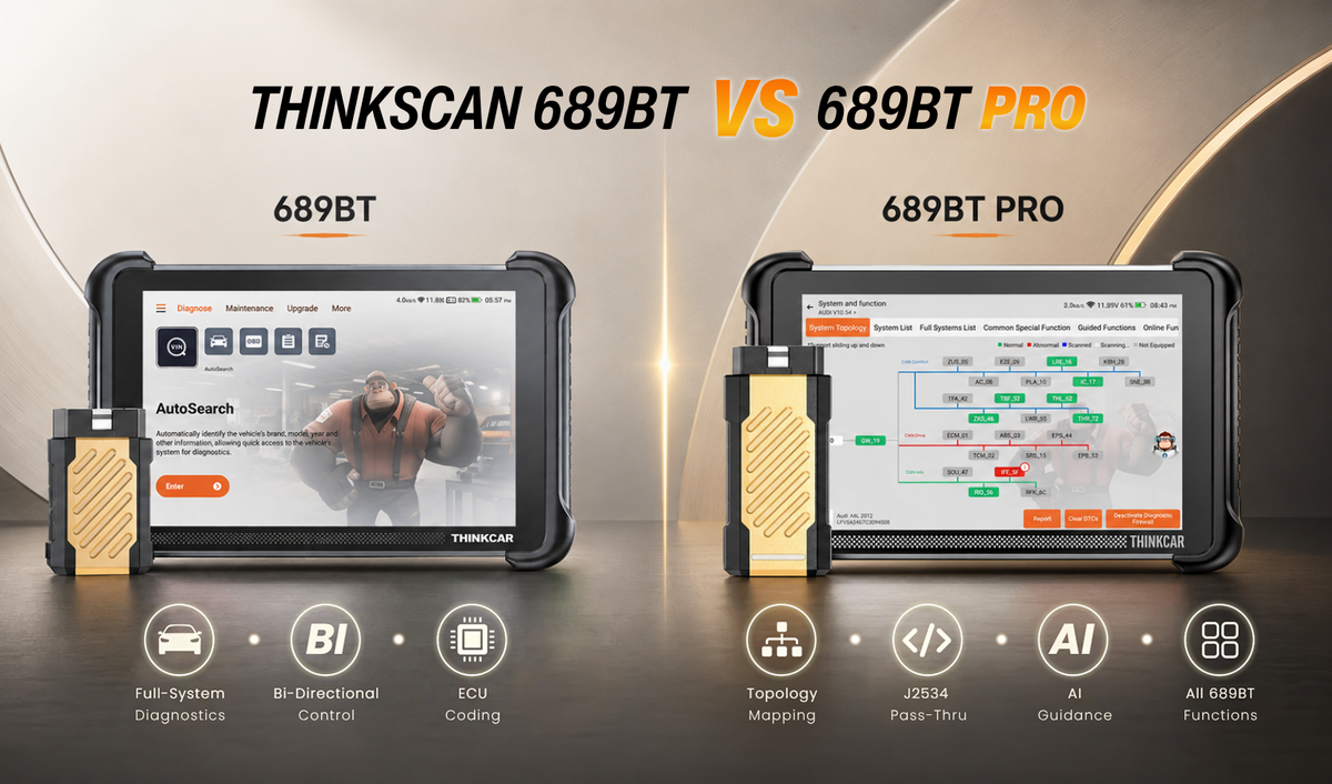 THINKSCAN 689BT vs 689BT PRO: Which Diagnostic Scanner Is Right for You?