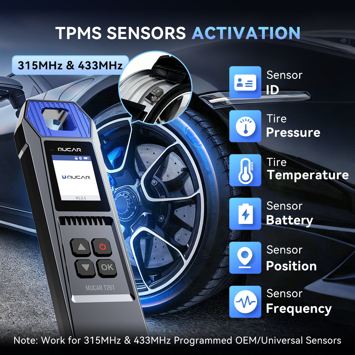 MUCAR T261 TPMS