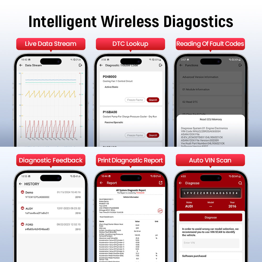 More Features in THINKCAR BD6