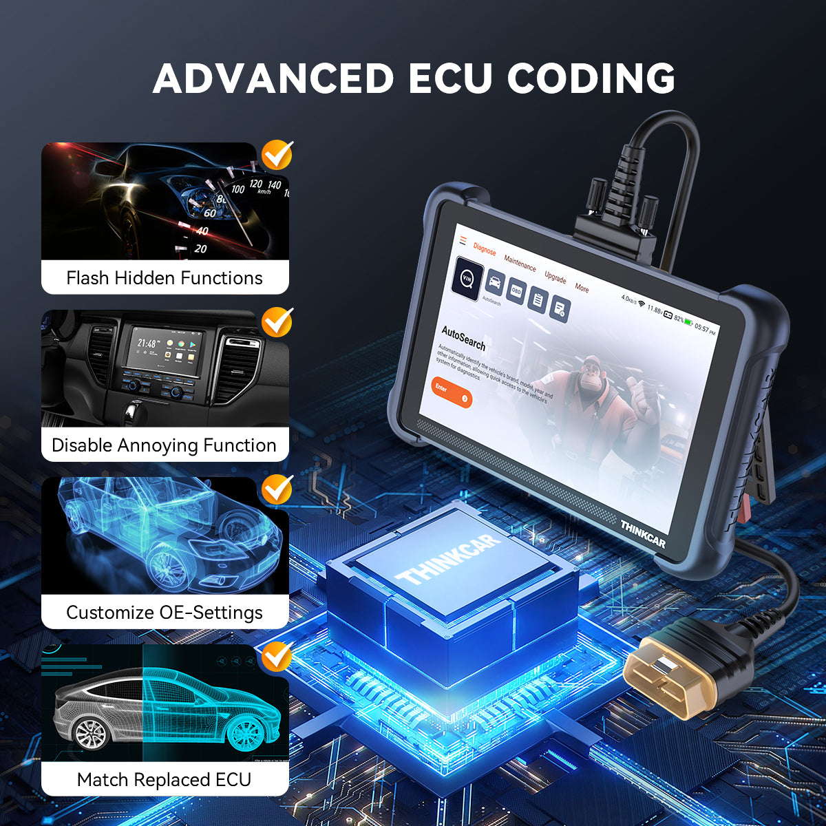 ADVANCED ECU CODING SCAN TOOL - Thinkcar Thinkscan 689