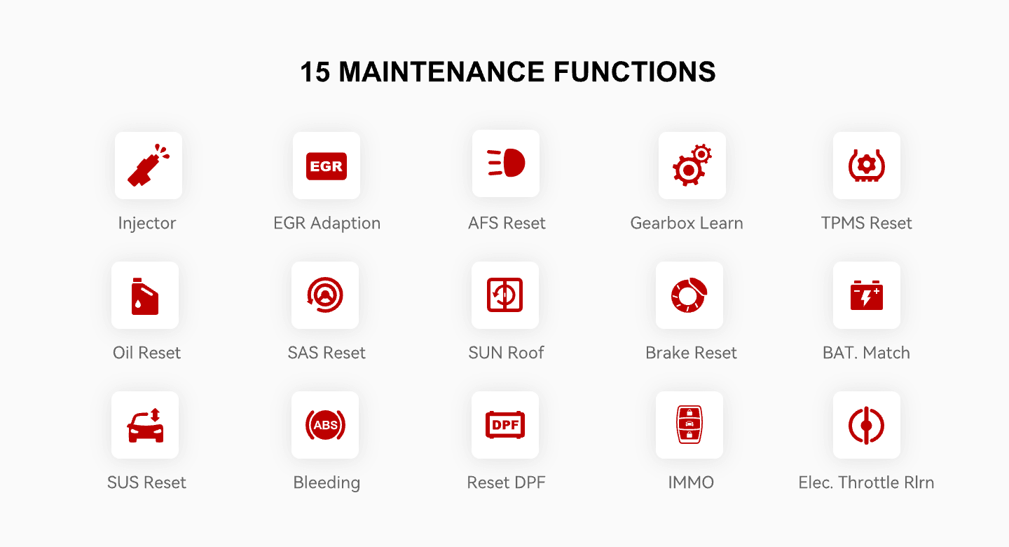 Thinkdiag 15 Maintenance Functions