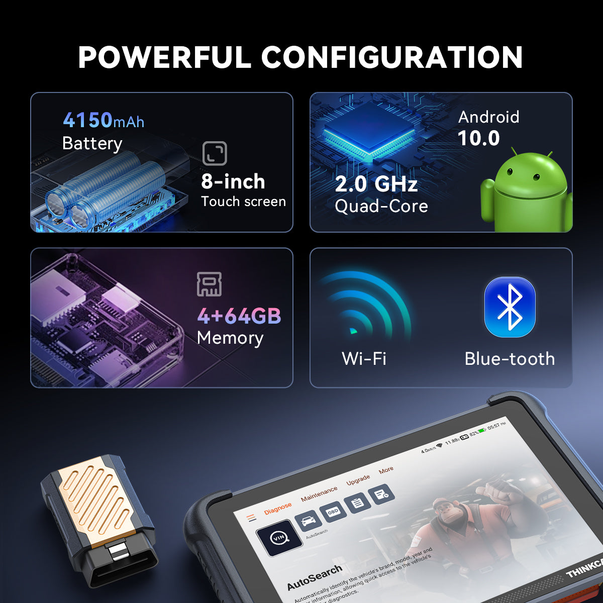 Parameters of Thinkcar Thinkscan 689BT 