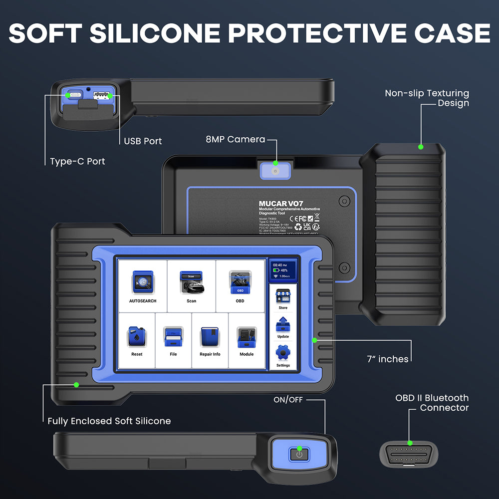 MUCAR VO7 S: Smart OBD2 Scanner