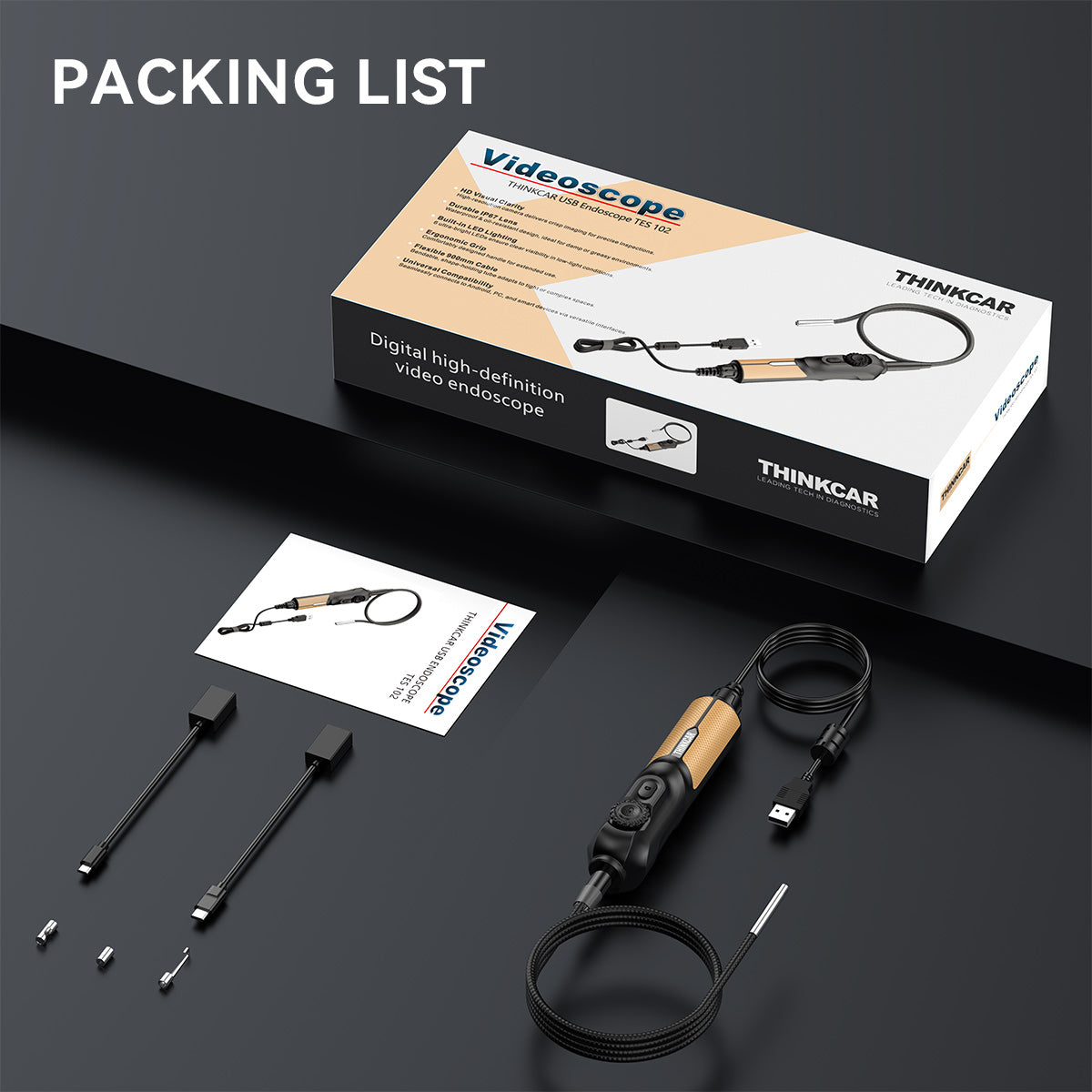 THINKCAR USB Endoscope TES 102