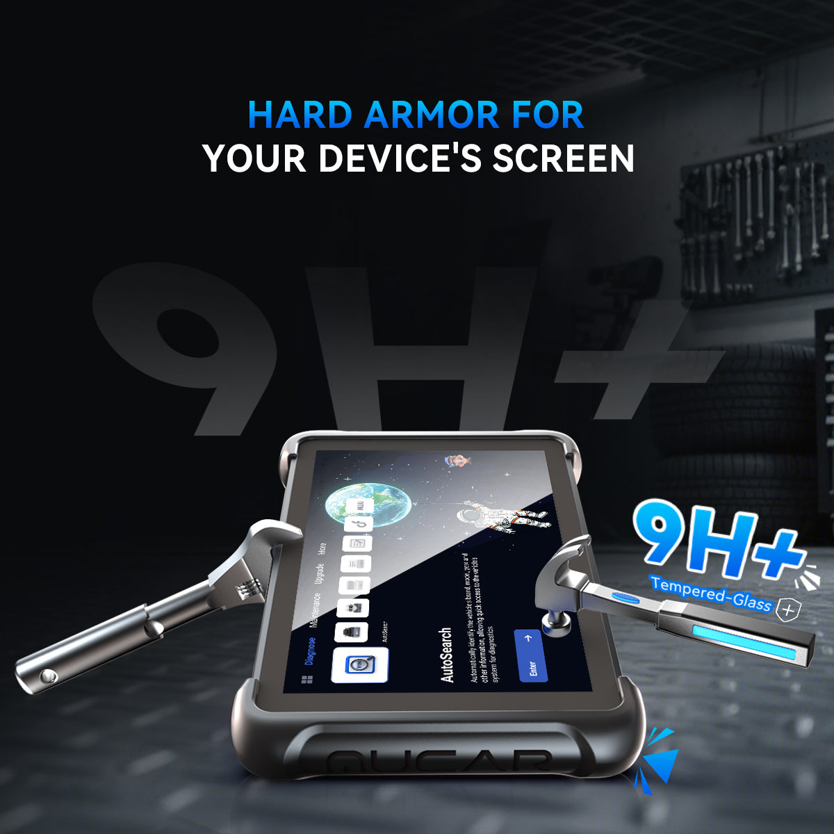 TEMPERED GLASS SCREEN PROTECTOR FOR MUCAR 892BT