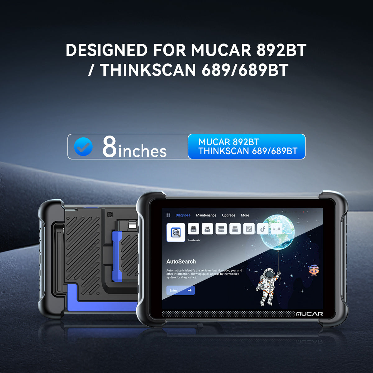 TEMPERED GLASS SCREEN PROTECTOR FOR MUCAR 892BT