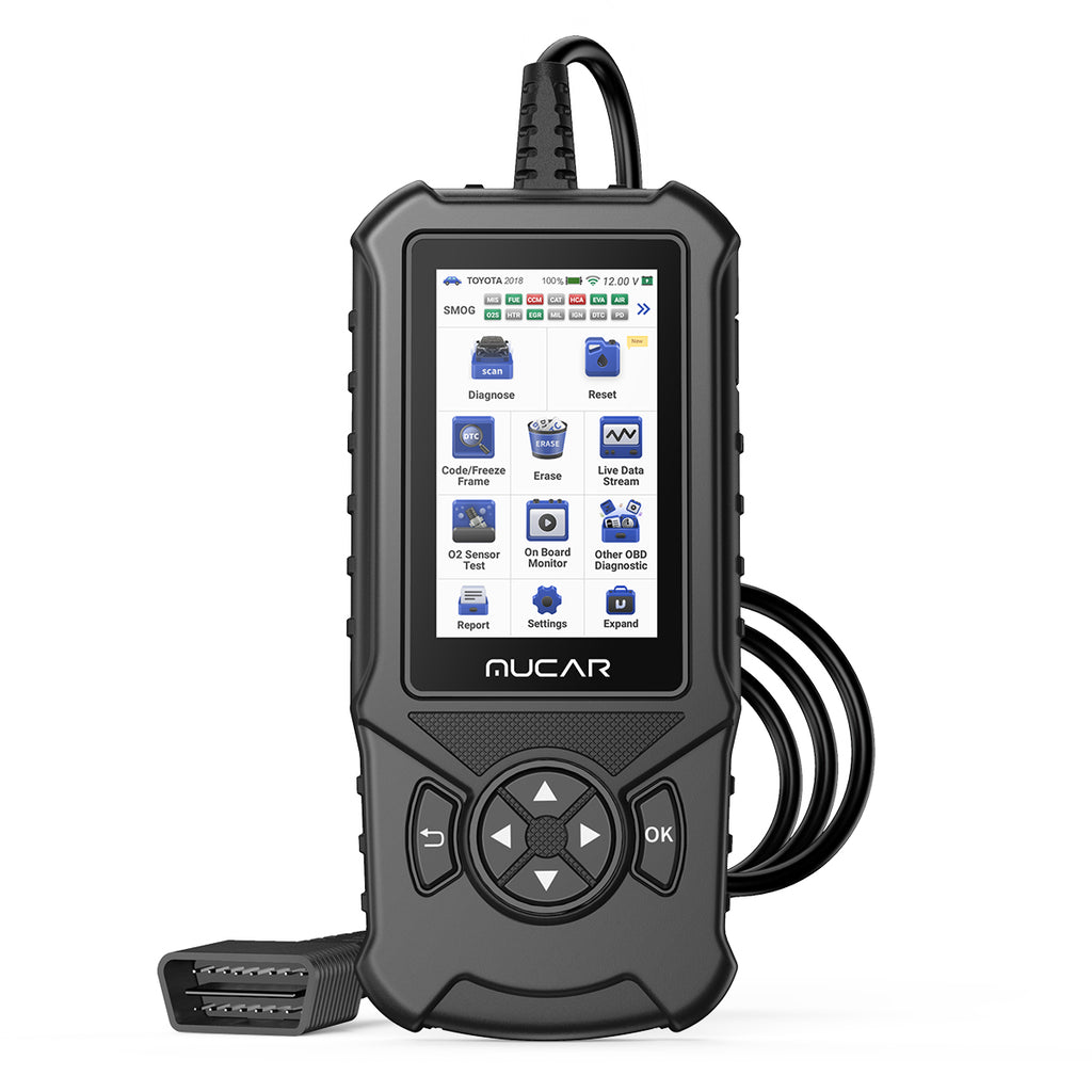 thumbnail image 2 of 2024 MUCAR DriverScan OBD2 Scanner Code Reader, Full System Diagnostic Tool With 15 Service Resets & Extension Cable 2 of 2