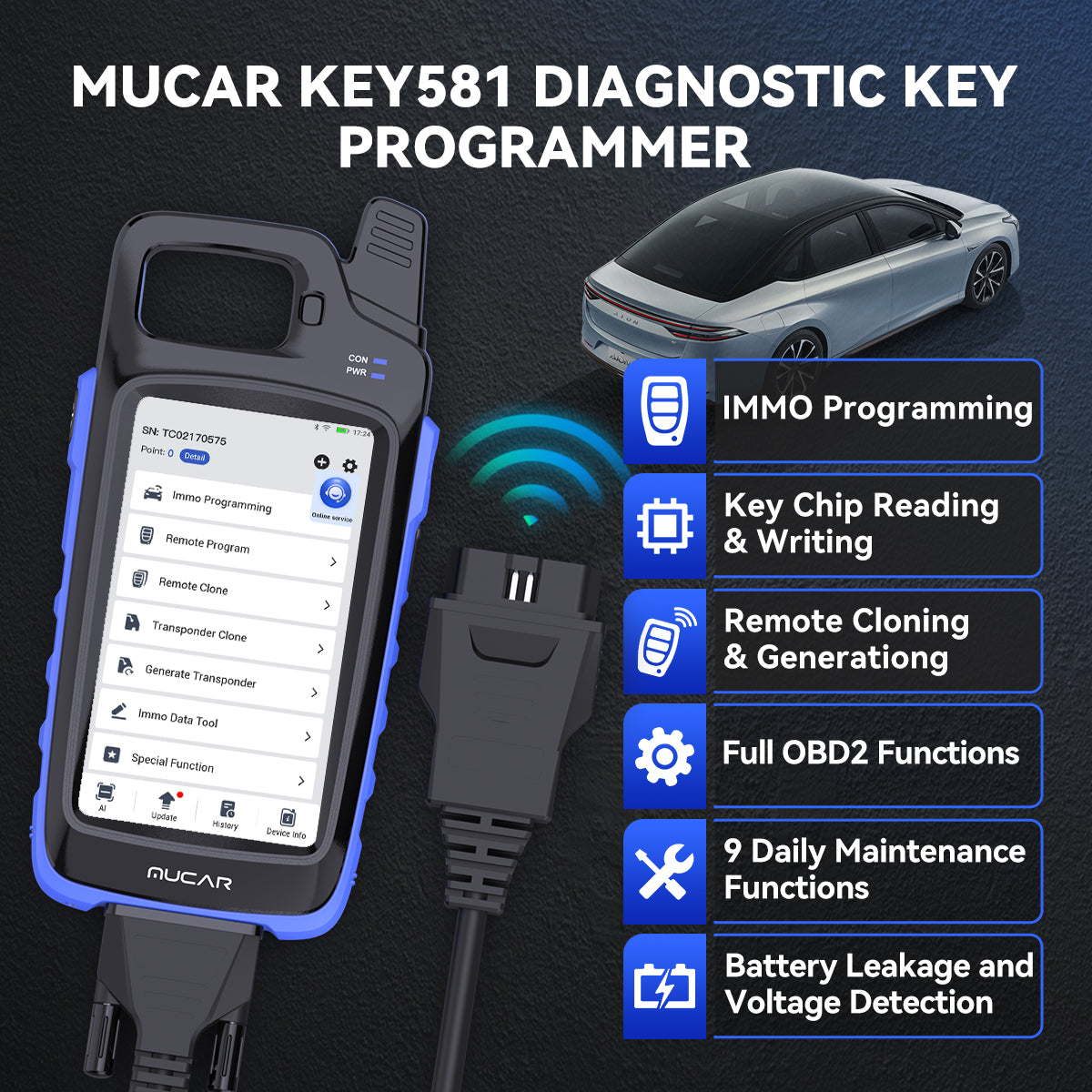 MUCAR KEY581 Key Programmer