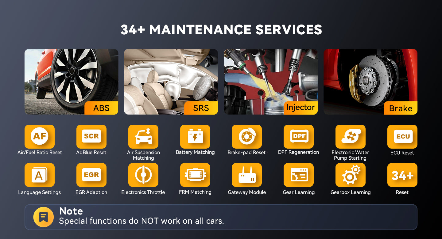 34+MAINTENANCE RESET SERVICE - Thinkcar Thinkscan 689