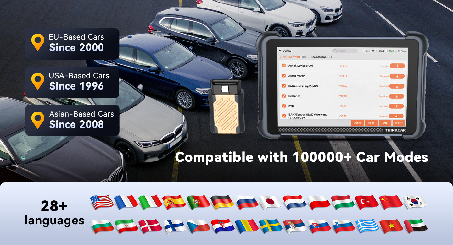 Thinkcar Thinkscan 689BT Compatible with 100000+ Car Modes