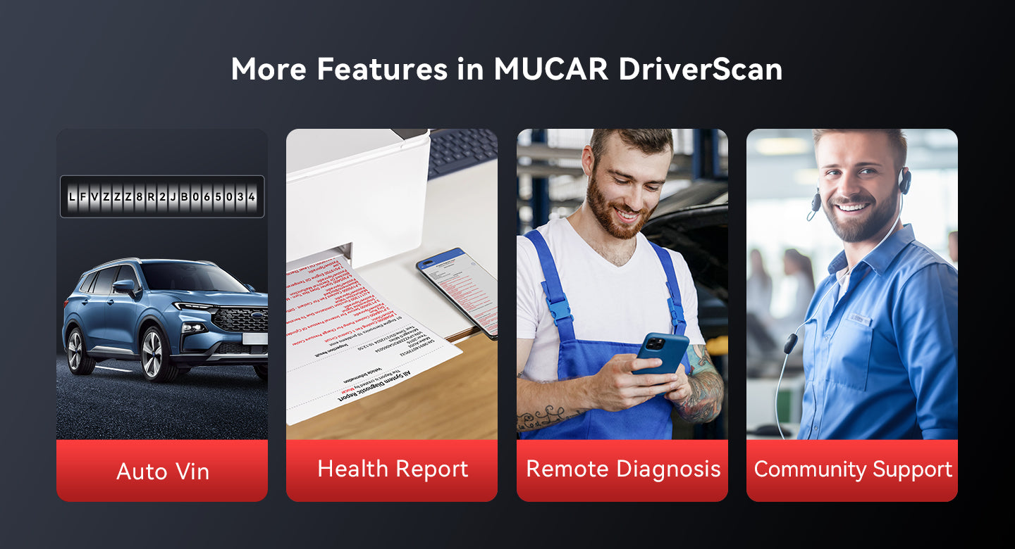 More Features in MUCAR DriverScan