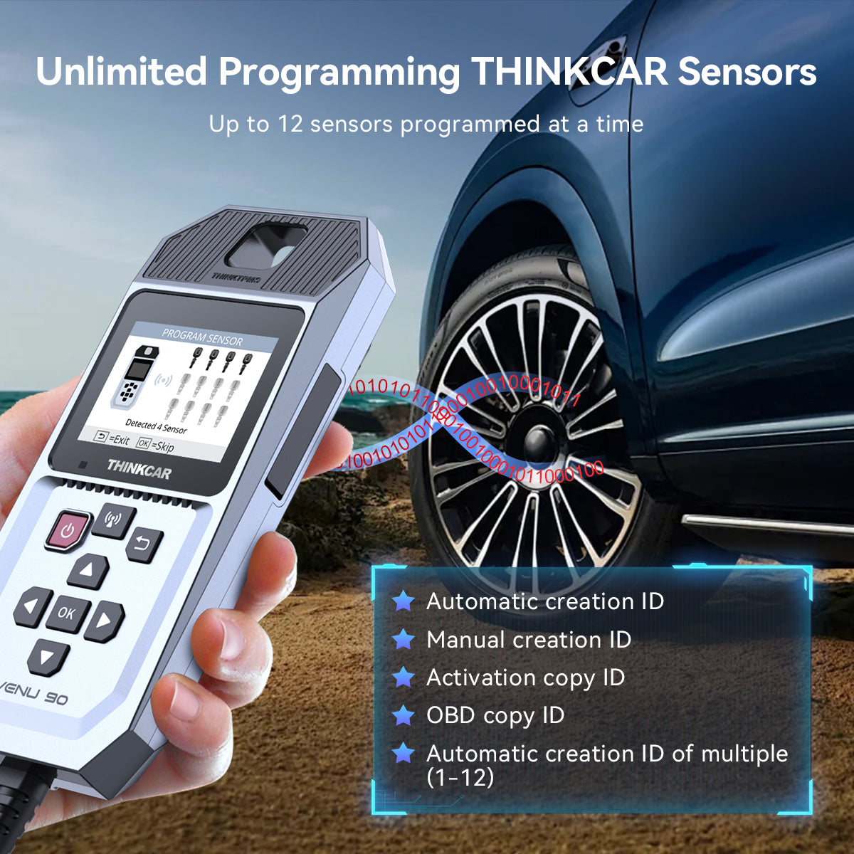 THINKCAR VENU 90 TPMS Activation & Diagnostic Tool