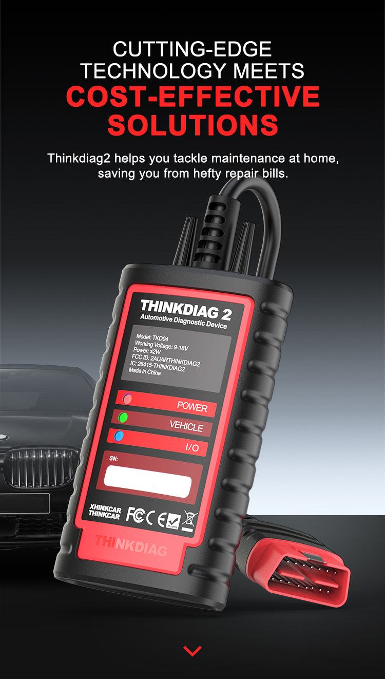 THINKDIAG 2 Automotive Diagnostic Scanner | Car Code Reader – THINKCAR