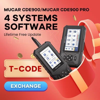 MUCAR CDE900/CDE900 PRO 4 System T-code
