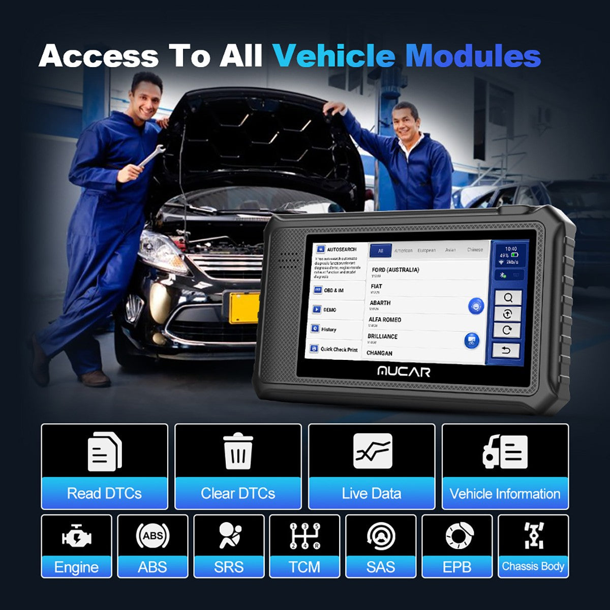VO6 OBD2 Diagnostica Auto - Scanner Professionale Con 28 Servizi Di Manutenzione - Foto 6