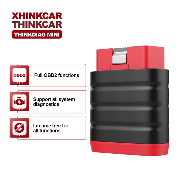 Thinkcar Thinkdiag Mini Bluetooth OBD2 Scanner, Full System Diagnostics  with 15 Reset Functions, Auto VIN, DTC Lookup, Live Data TKDIAGMINI - The  Home Depot